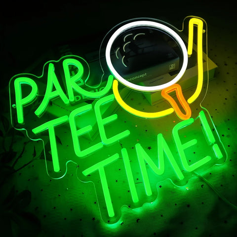 Par-Tee Time Neon Sign
